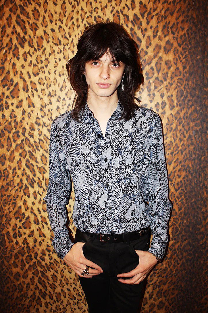 ALONE IN A CROWD Snakeskin Print Shirt - Image 2