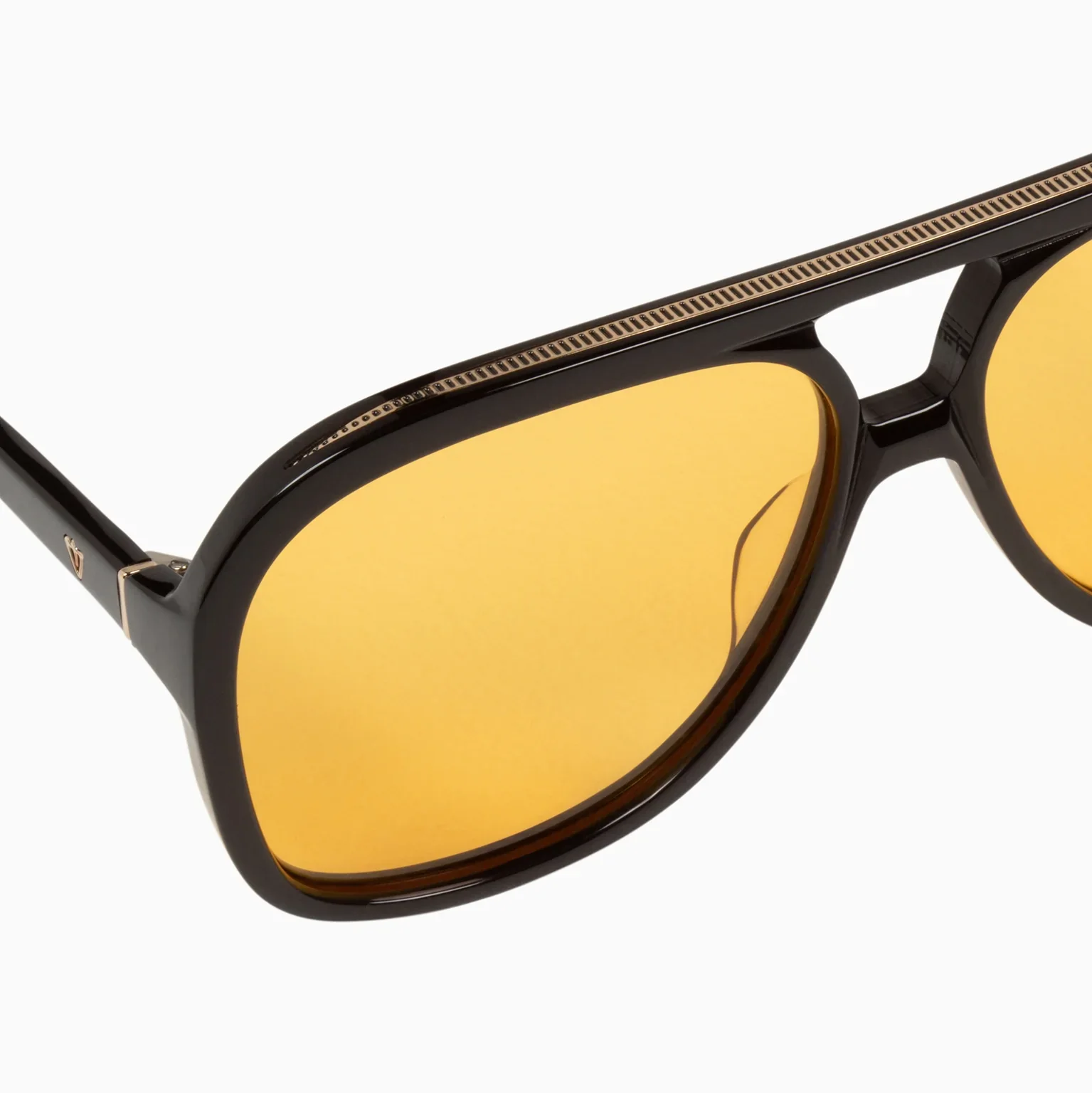 BANG - Gloss Black w. Gold Metal Trim / Orange Lens - Image 5