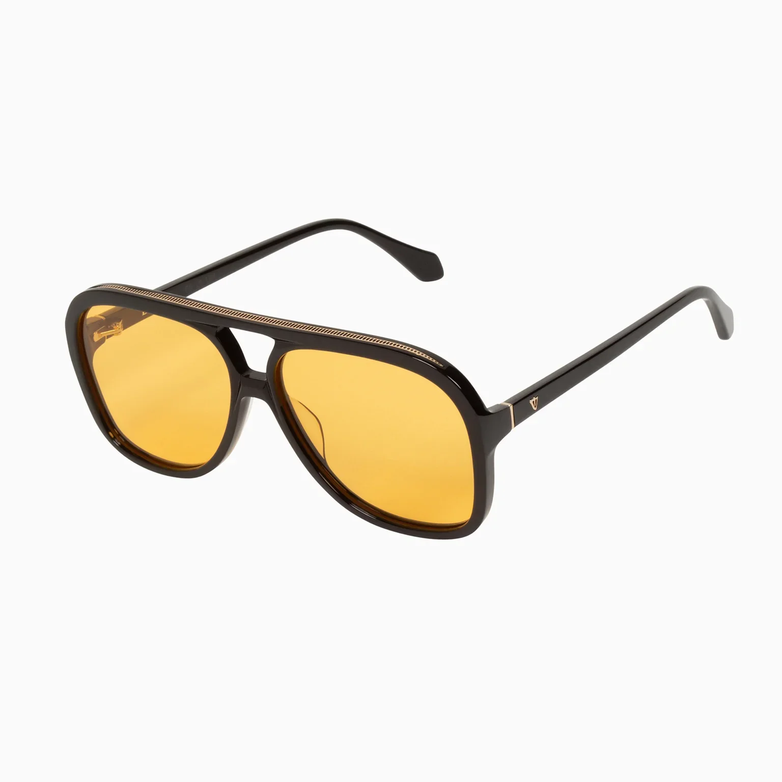 BANG - Gloss Black w. Gold Metal Trim / Orange Lens - Image 6