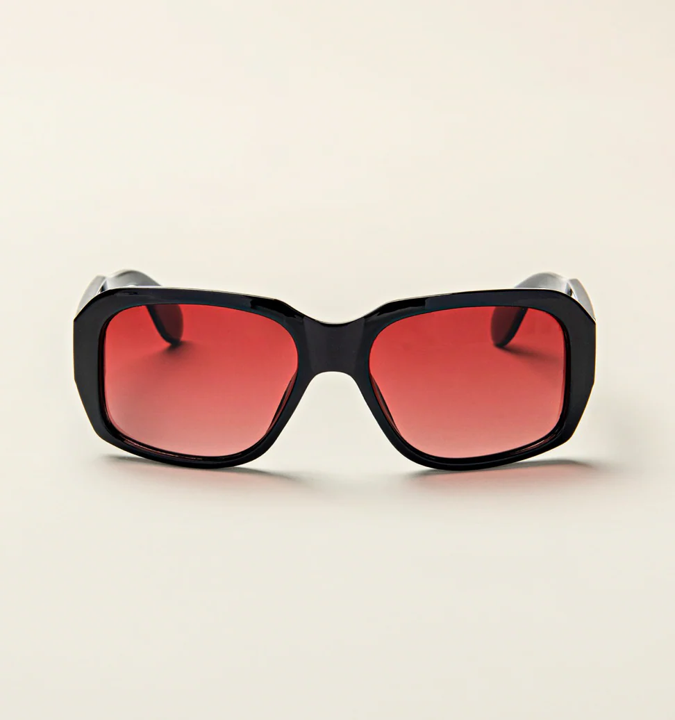 BIG CITY AFTER DARK - Black w/Burgundy Gradient Lens