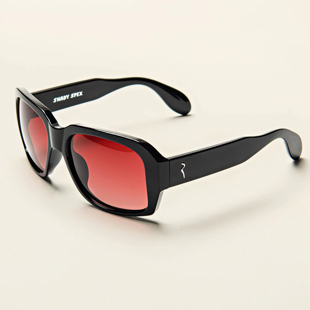 BIG CITY AFTER DARK - Black w/Burgundy Gradient Lens - Image 2