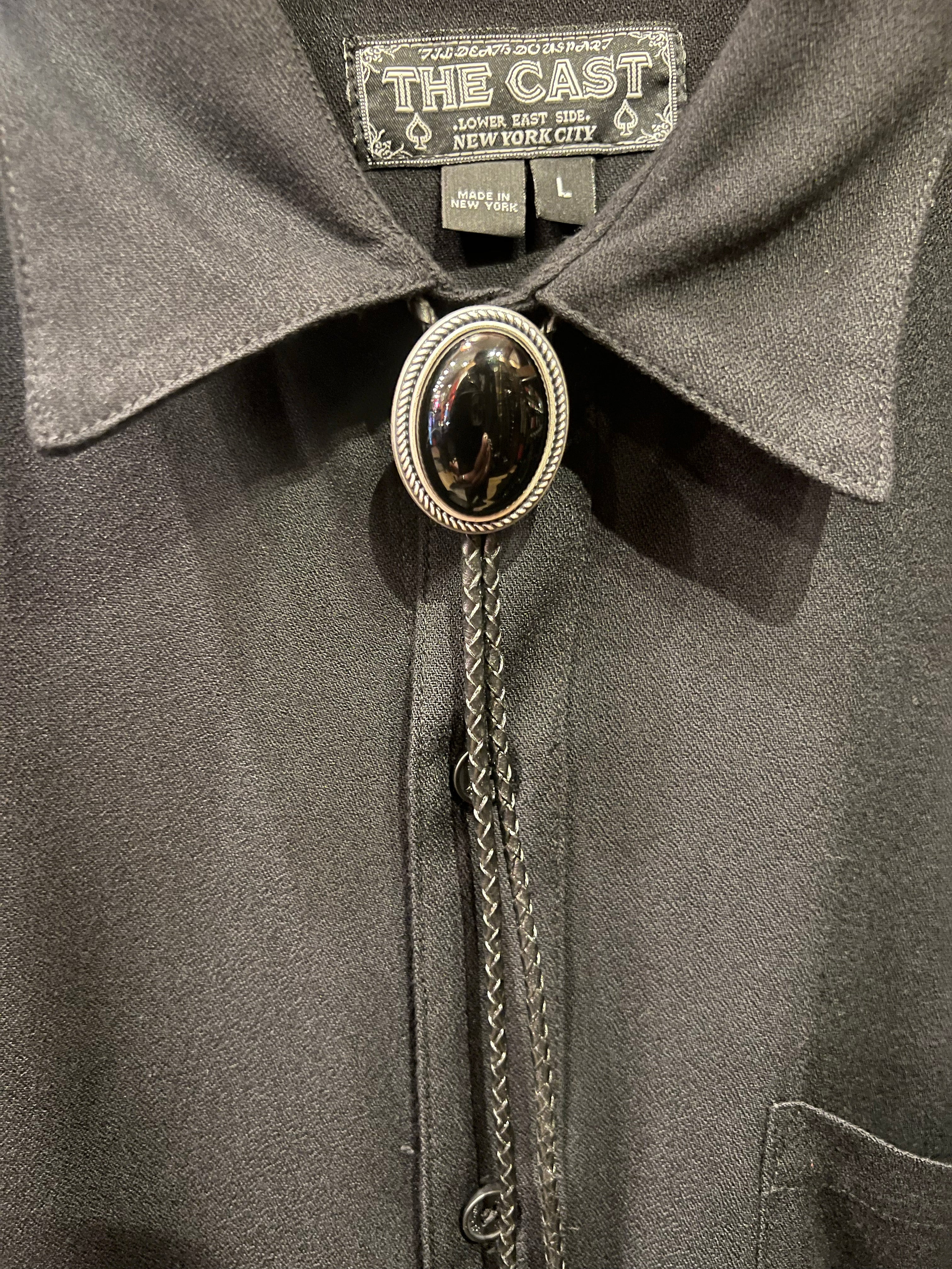 BLACK ONYX BOLO TIE - Image 3
