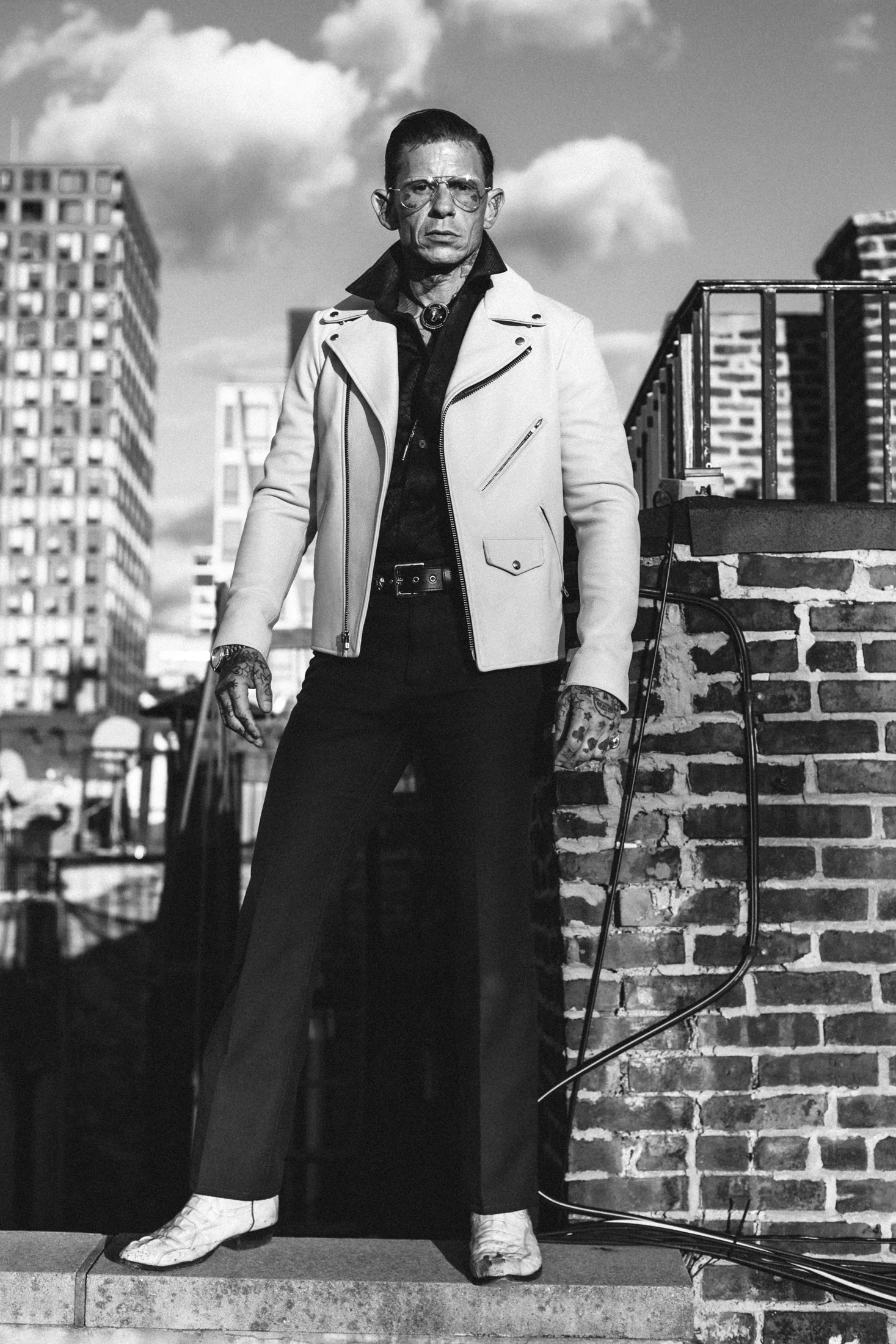 BOWERY JACKET (NO BELT) - WHITE - Image 6