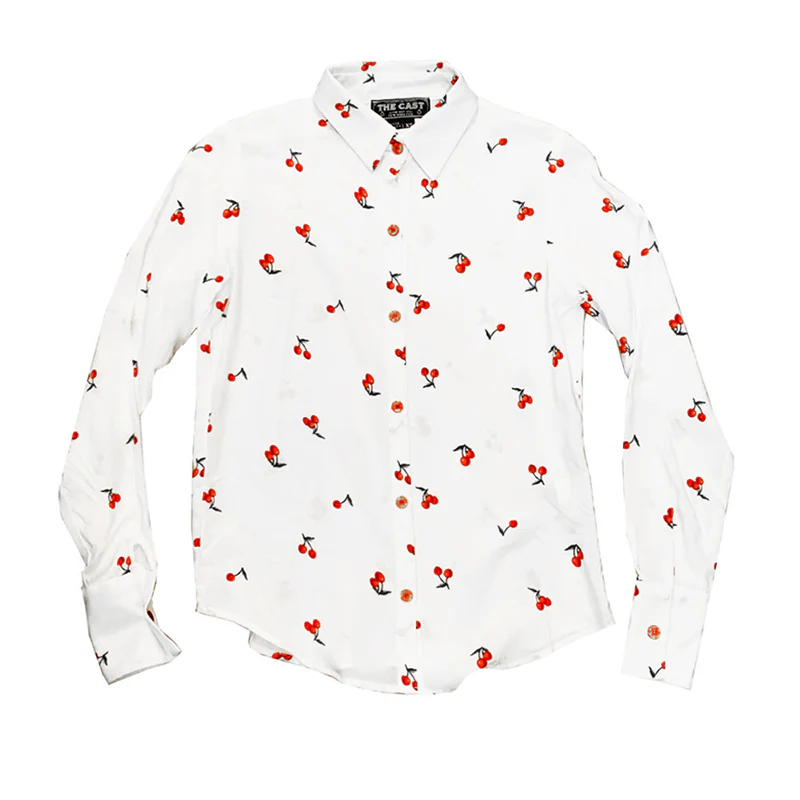 CHERRIES BLOUSE - (2 colors)