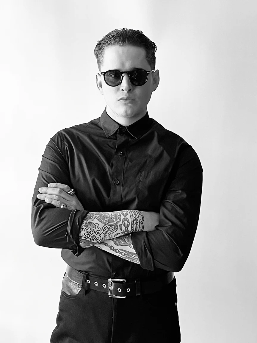 COOL OPERATOR Black Pima Cotton Shirt - Image 3