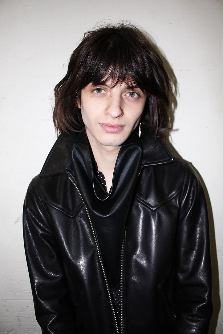 COUNTDOWN LOVE BLACK LEATHER BANDANA - Image 3