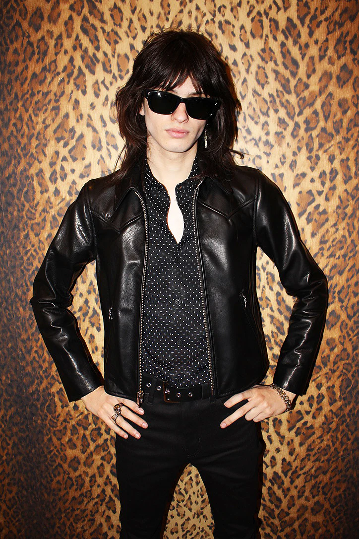 CROPPED BILLIE BLACK LEATHER JACKET - Image 4