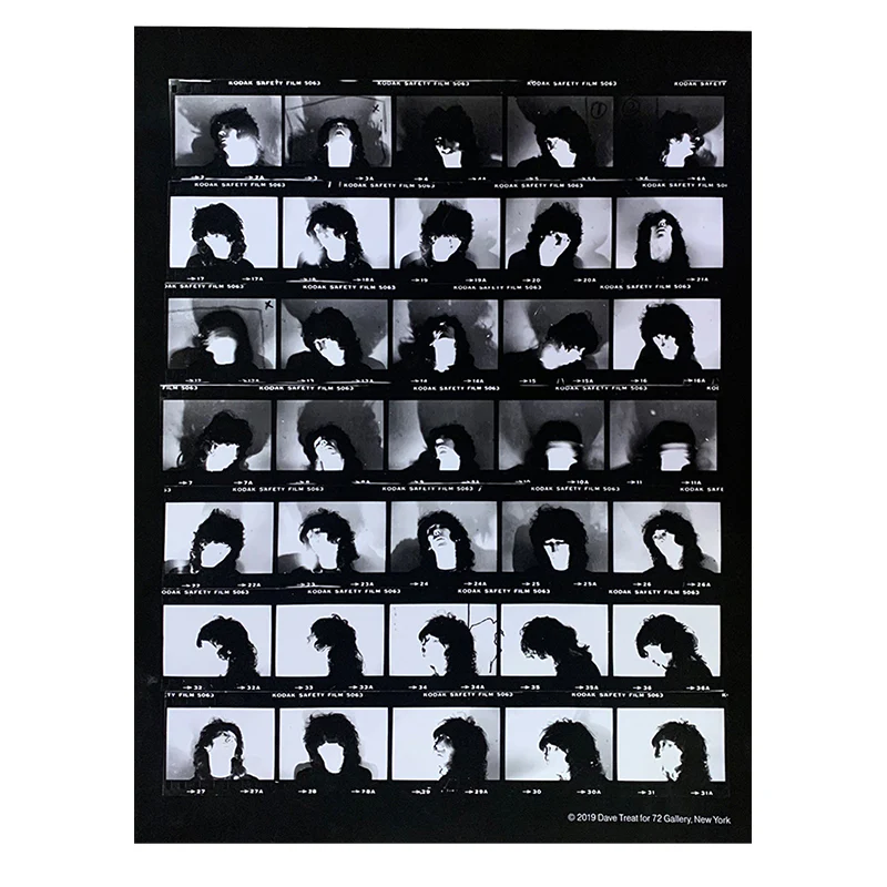 Stiv Bators Contact Sheet Poster - (11x17)