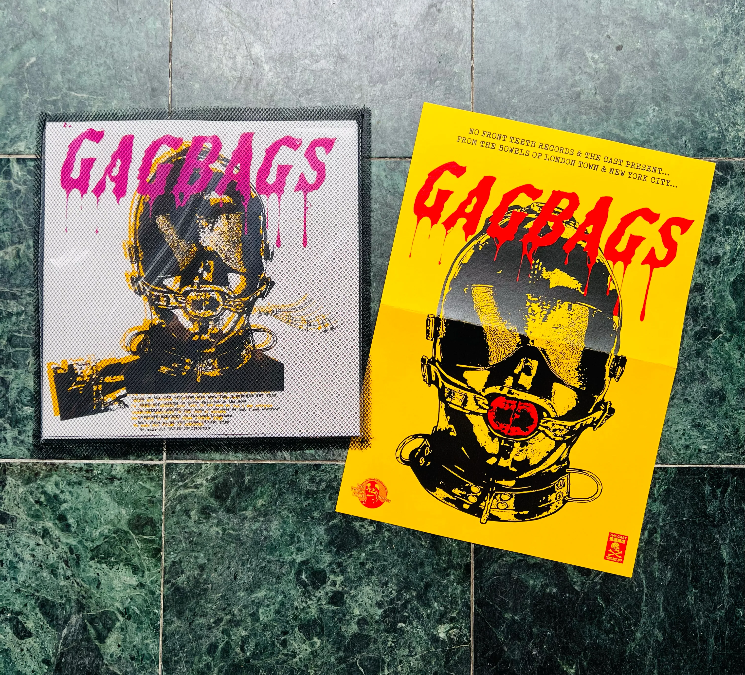 GAGBAGS S/T SCREEN PRINTED FISHNET 12" (25 COPIES) - Image 3