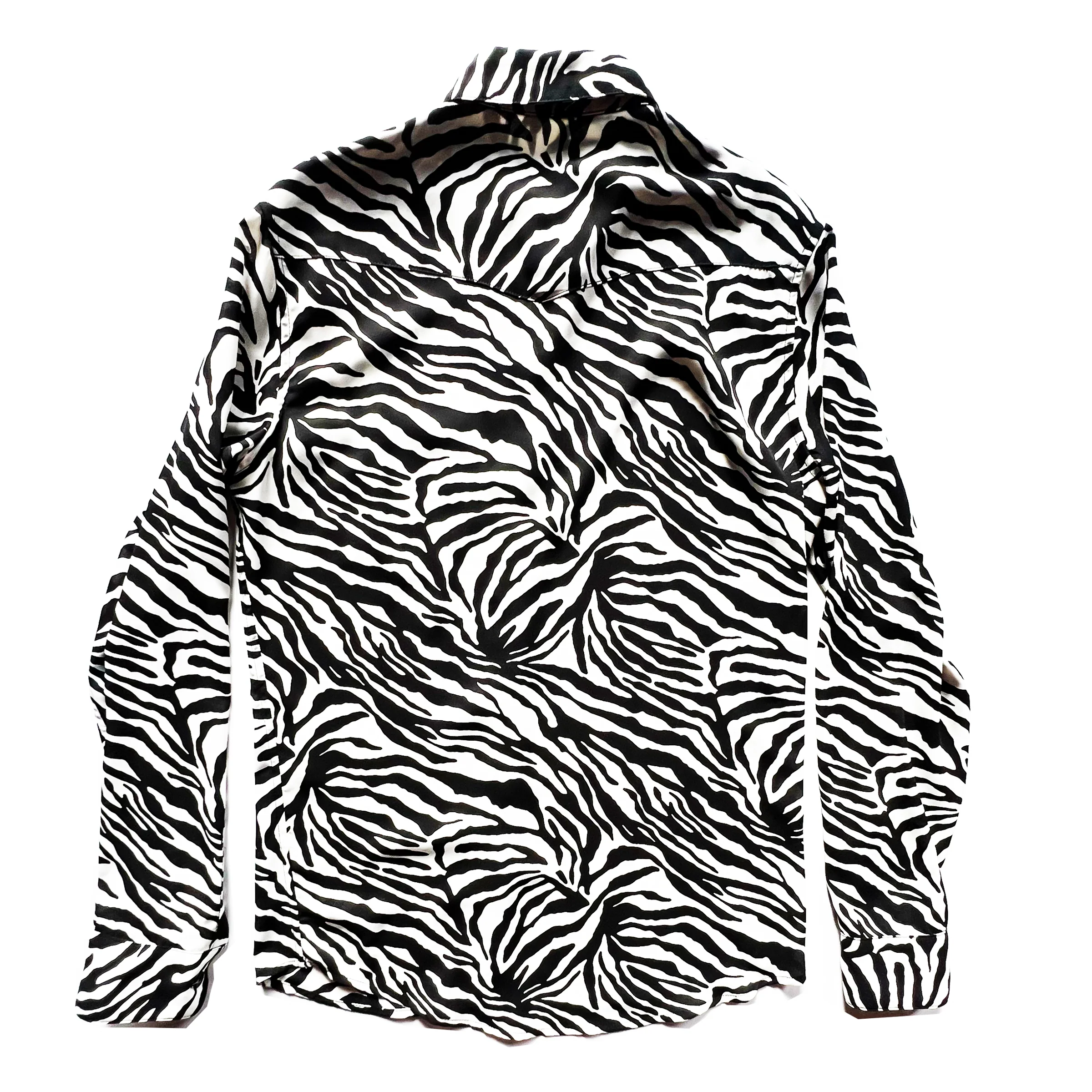 HYPNOTIC DESIRE Black & White Zebra Print Shirt - Image 2