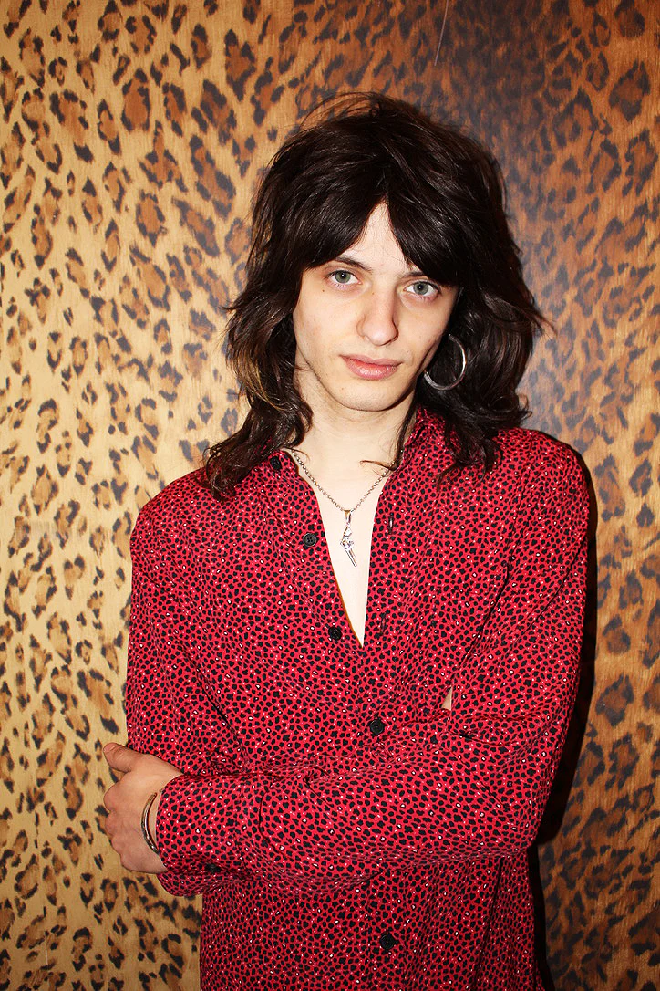 I CAN'T HIDE Red and Black Animal Print Shirt - Image 3