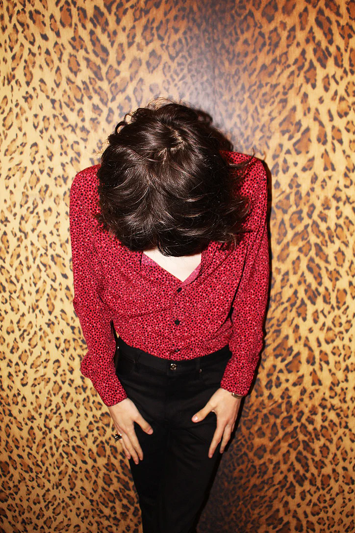 I CAN'T HIDE Red and Black Animal Print Shirt - Image 4