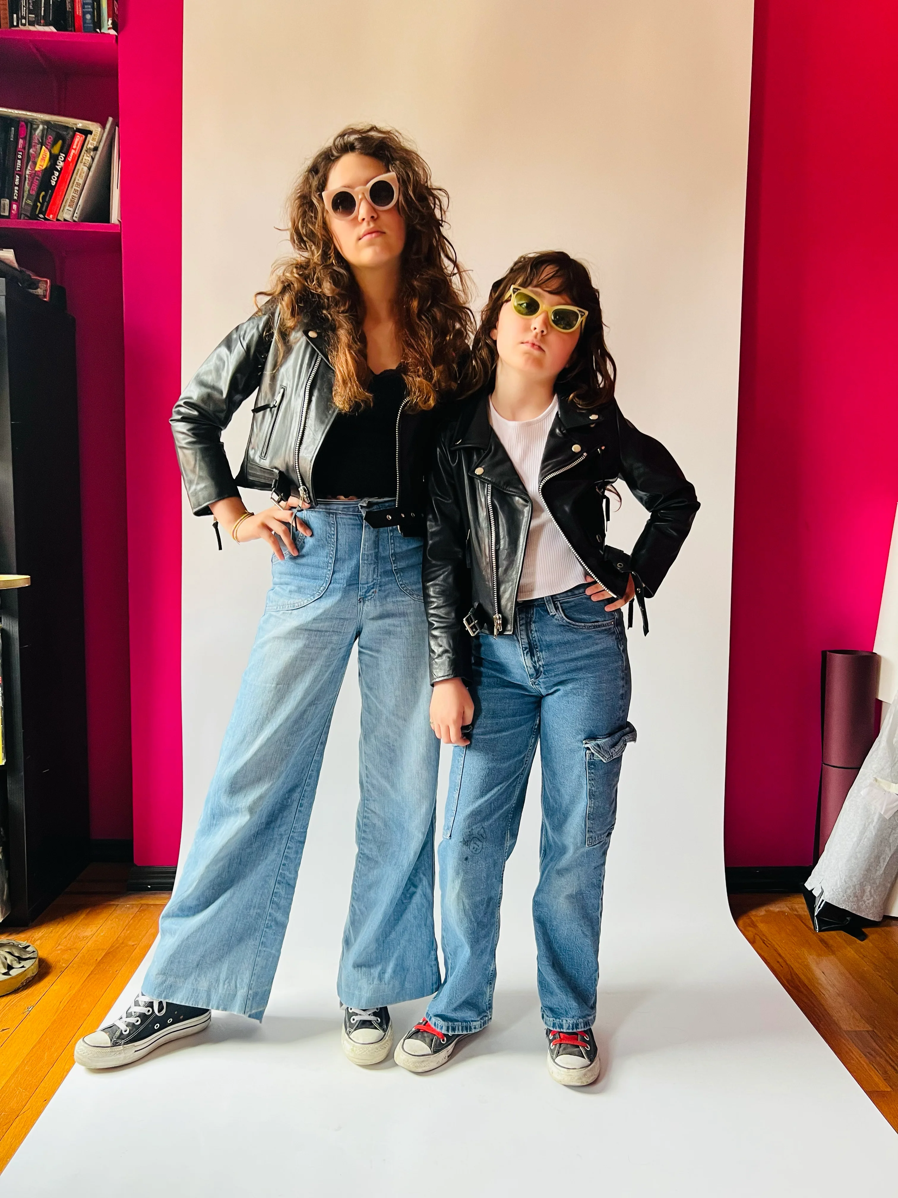 KIDS BOWERY BLACK LEATHER JACKET (SIZE 2 THRU 12) - Image 4