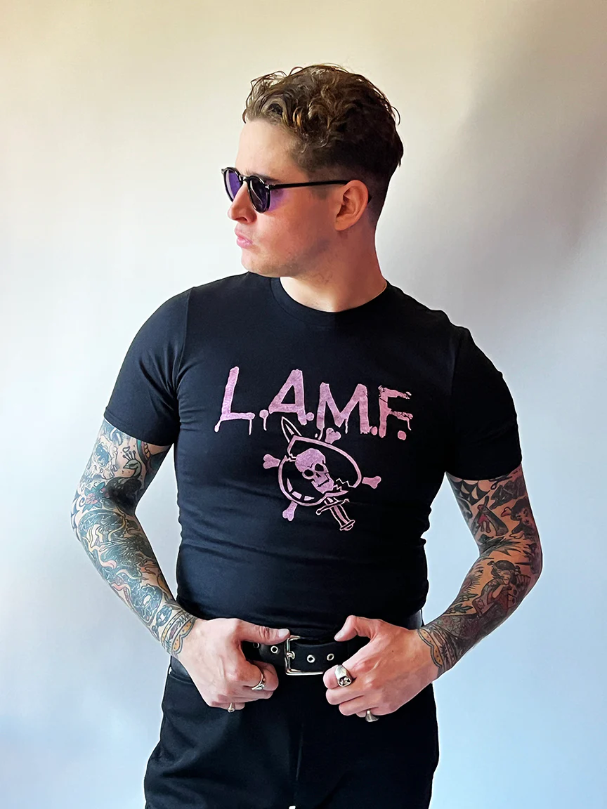 L.A.M.F. T-Shirt - 2 Colors - Image 2