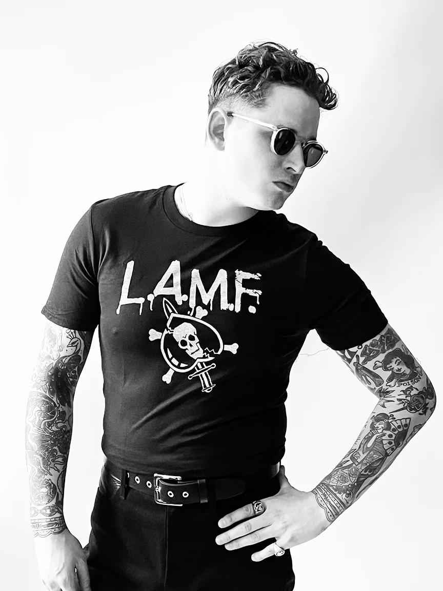 L.A.M.F. T-Shirt - 2 Colors - Image 4