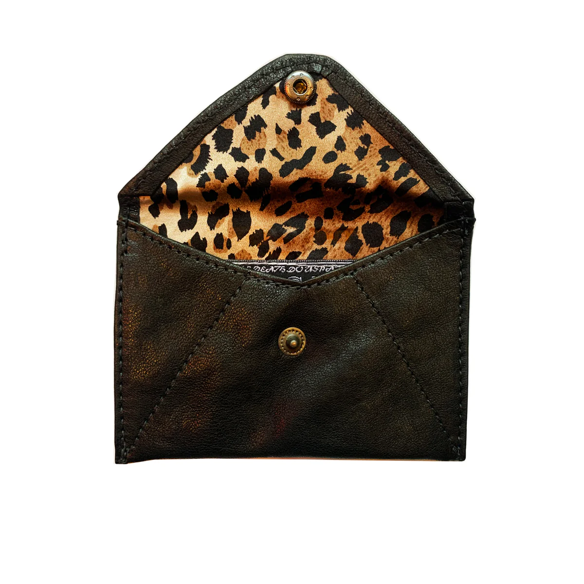 LEATHER MINI–WALLET - BLACK PLONGE - Image 4