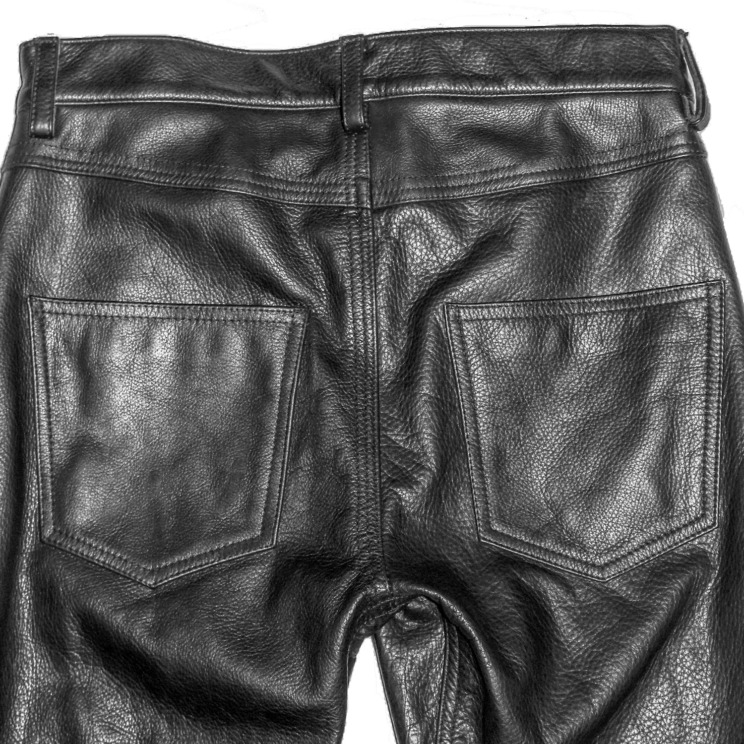 HEARTBREAKER BLACK LEATHER PANTS (Slim Fit) - Image 7