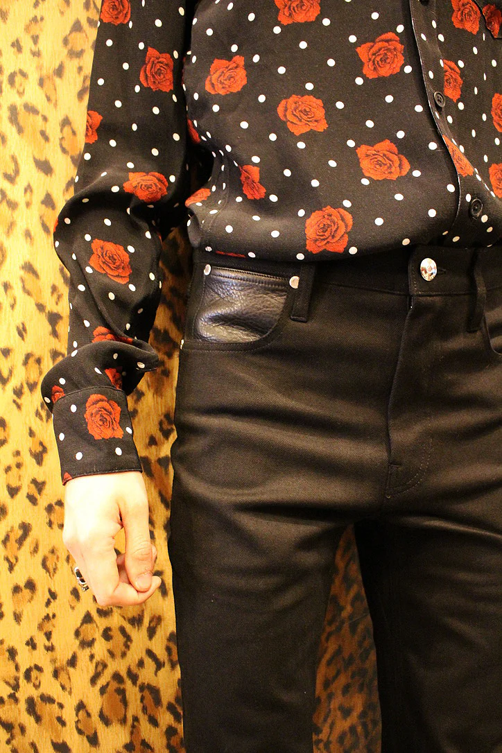 HEARTBREAKER - SLIM FIT BLACK DENIM JEANS - Image 5