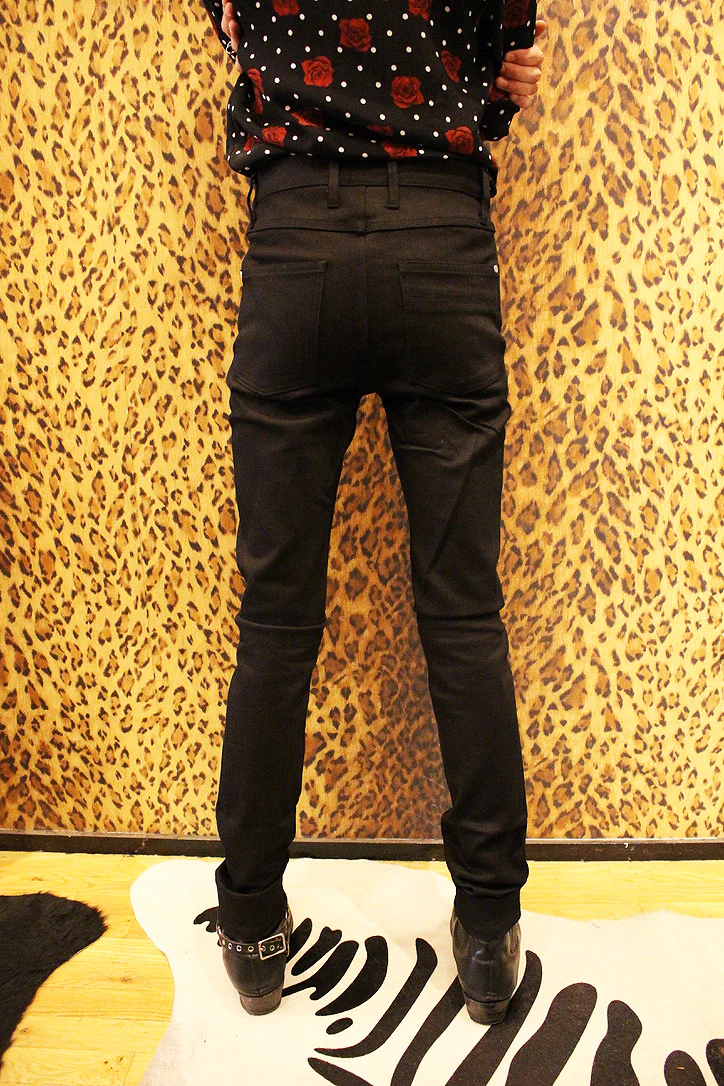 HEARTBREAKER - SLIM FIT BLACK DENIM JEANS - Image 6