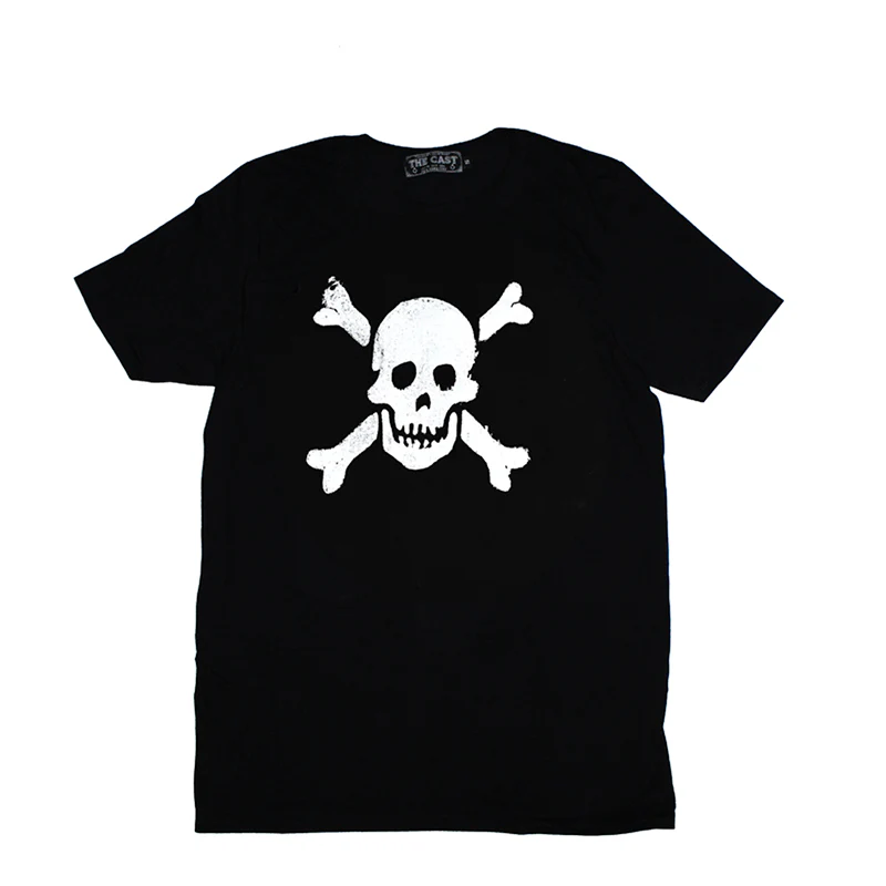 JOLLY ROGER SKULL AND CROSSBONES T-SHIRT