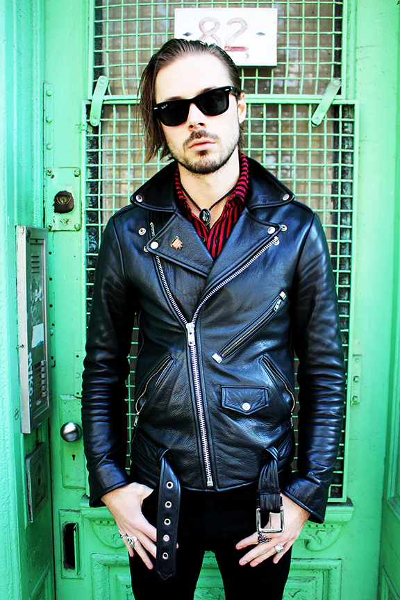 BOWERY - BLACK LEATHER BIKER JACKET (MENS) *BEST SELLER - Image 11