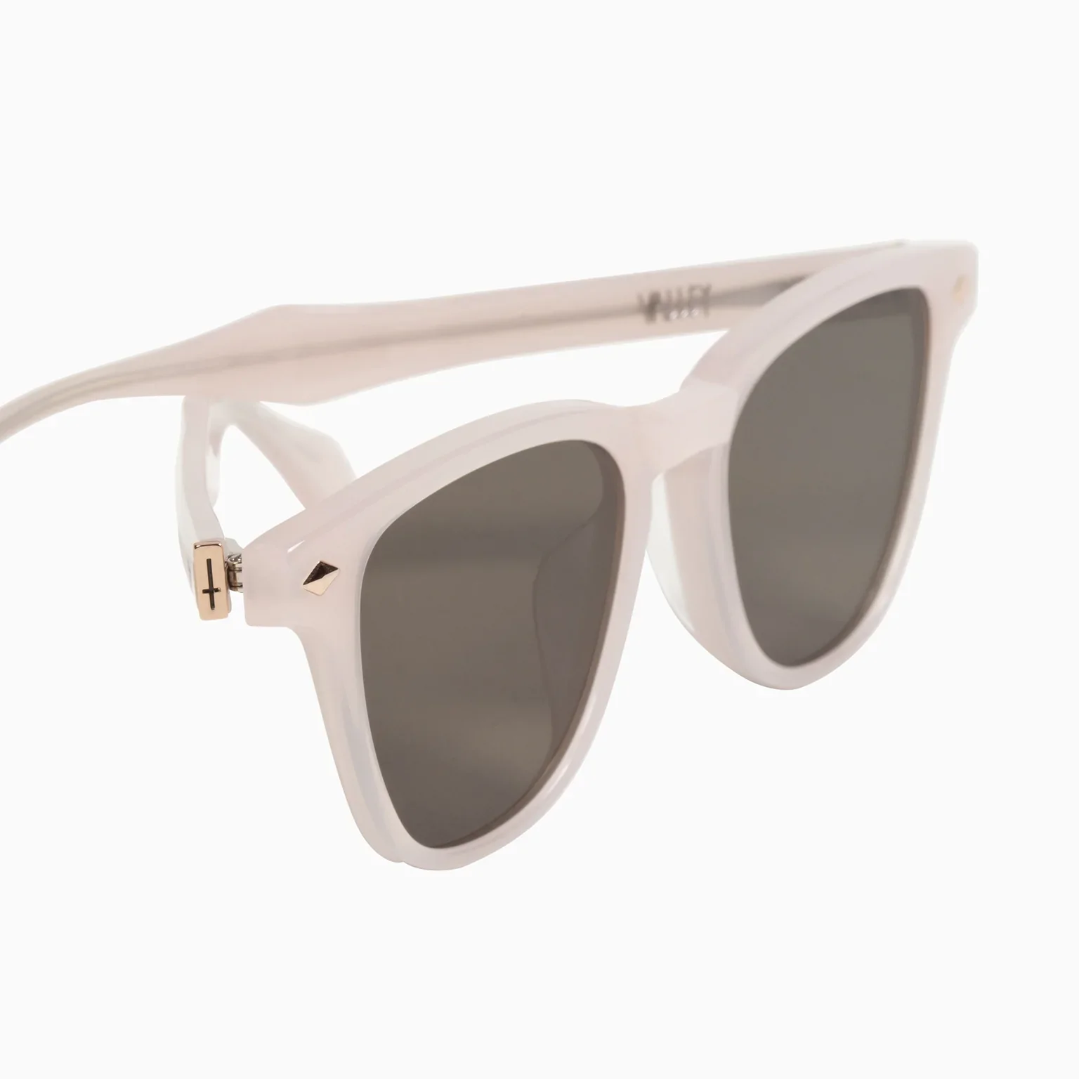 TEMPEST - Baby Pink w. Rose Gold Metal Trim / Brown Lens - Image 2
