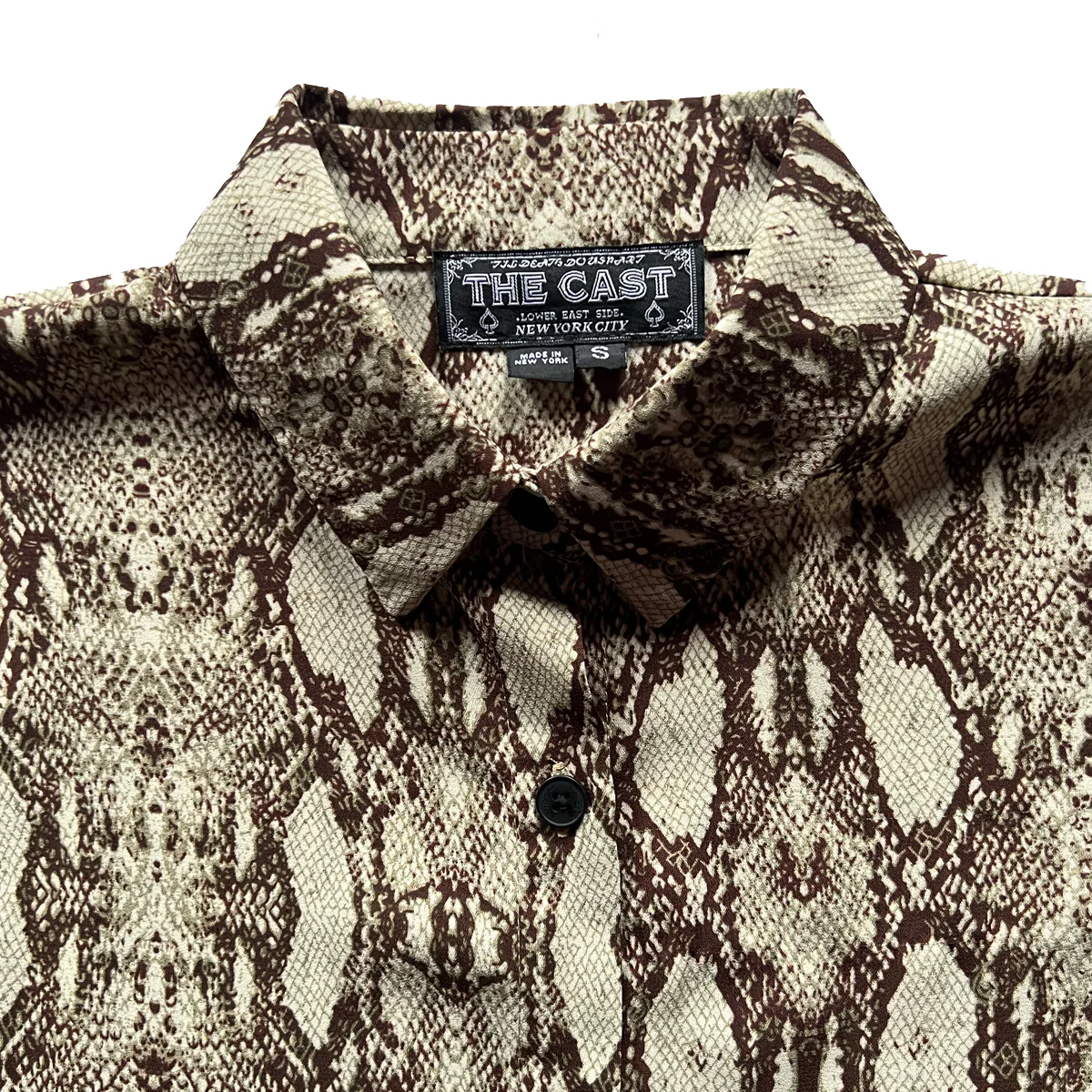 WICKED GRAVITY Snakeskin Print Blouse - Image 2