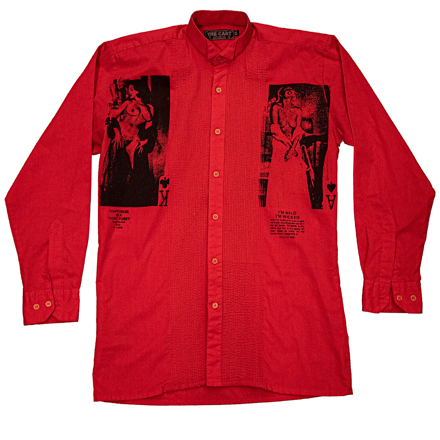 Wicked Happiness Swiss Pleat Wing-Tip Tuxedo Shirt